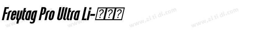 Freytag Pro Ultra Li字体转换